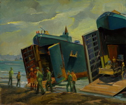 LST's Unloading