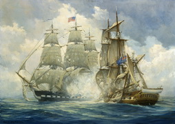 USS Constitution vs HMS Java