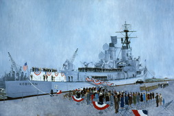 Commissioning Ceremony, USS Robison