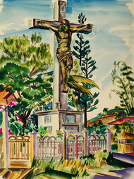 Roadside Cross, Noumea, New Caledonia