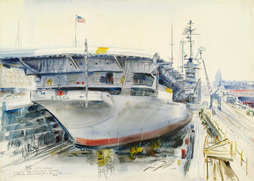 USS Essex in Drydock, No. 2