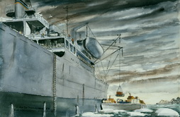 Loading Army Barge Aboard USNS Wyandot