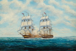 RANGER 18 GUNS VS DRAKE 20 GUNS