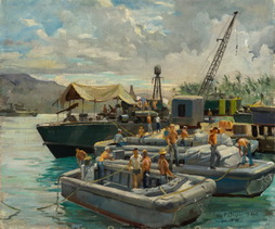 SMALL CRAFT AT A SOUTH PACIFIC ISLAND