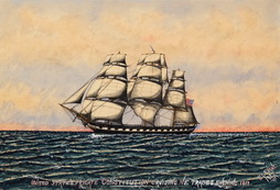 PORT SIDE VIEW OF USS CONSTITUTION
