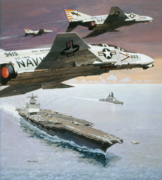 F4 Phantoms Overflying Enterprise