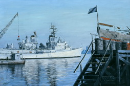 USS Sampson (DD-10) Boston Naval