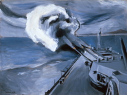 Firing of No. 3 Turret from Cruiser