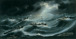 First Torpedo Flotilla During A Storm