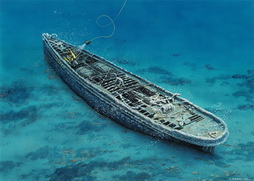 The Wreck of USS Coestoga (AT-54)