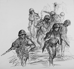 US Marines on the Road After Action