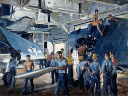Hangar Deck of Carrier (Palau Strike Series)