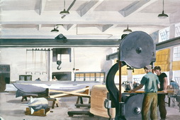 Interior of Model Building Shop
