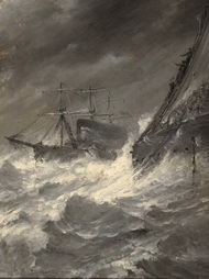 A ship in distress 