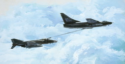 Mid-Air Refuel After Strike