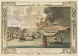 View of the attack on Bunker's Hill
