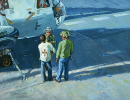 Morning Chat on the Flight Deck