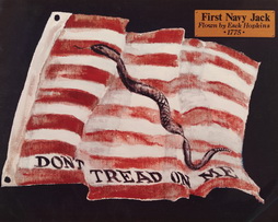 First Navy Jack Flown by Esek Hopkins 1775