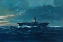 USS Enterprise and a Hawkeye