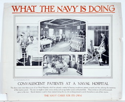 Convalescent Patients at a Naval Hospital 