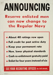 Announcing Reserve Enlisted Men