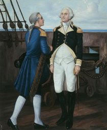 President George Washington on Board Ship