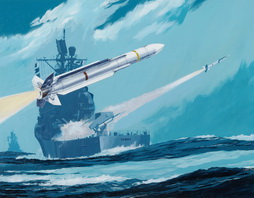 Tartar Missle Being Fired