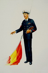WWII Chief Signalman Dress Blue B Uniform