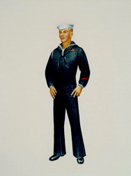 Seaman First Class in Dress Blue B Unifrom