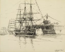 USS Constitution and USS John F. Kennedy