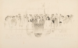 CHRISTENING OF USS JOHN F KENNEDY (CV-67)