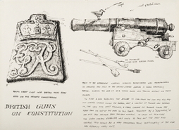 BRITISH GUNS ON CONSTITUTION
