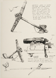ANCHORS & 32-POUNDER CORRONADE