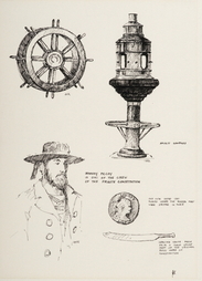 SPIRIT COMPASS & SHIP'S WHEEL