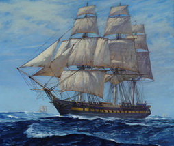 USF Constitution Under Sail, 1812