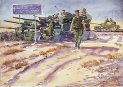 Al Jubayl, Arrival of Marines’ M1 Tanks
