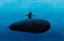 USS NEBRASKA UNDER WAY