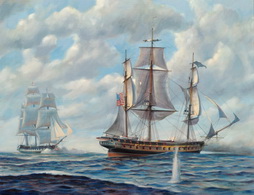 USF United States vs HMS Macedonian