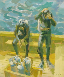 NAVY DIVERS, SAN CLEMENTE ISLAND