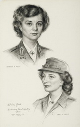 Red Cross Girls, Barbara Wells & Irene Starke