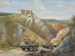 Spanish Patrol Along IEBL