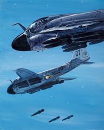 Marine Dive Bombers at Twilight