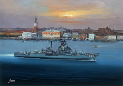 USS Barry at Venice, Italy
