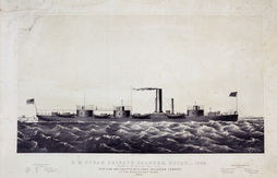 US steam frigate Roanoke