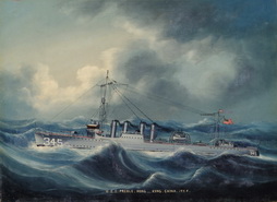 USS Preble, Hong Kong China 1924