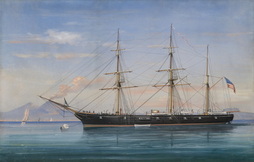 USS ALLIANCE AT NAPLES (SCREW GUNBOAT)