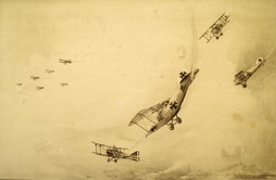 The Jackals, WWI Biplanes Illustration