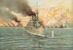 U.S. NAVY - NAVAL BATTLE OF MANILA - MAY 1ST 1898