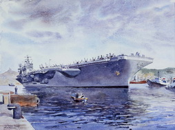 2003 USS Theodore Roosevelt, Port of Marseille