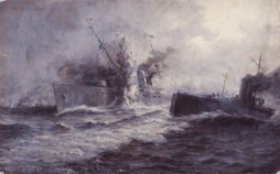 World War I Battle, Ship Torpedoed